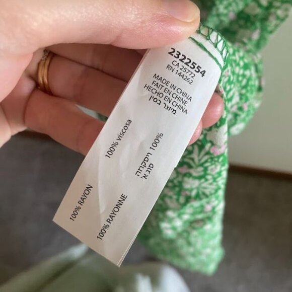 NWT Dex Green & Pink Floral Midi Sundress - Picture 6 of 6